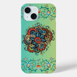 Coque Case-Mate iPhone Art Floral Vert Mehndi, Splendor Infini