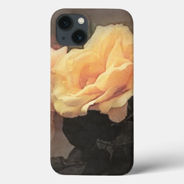 Coques Case-Mate iPhone art floral vintage arrière - plan aux couleurs pas (Verso)