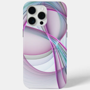 Coque Case-Mate iPhone Art fractal abstrait coloré en mouvement