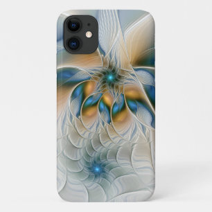 Case-Mate iPhone Case Art fractal abstrait et aérien avec du bleu