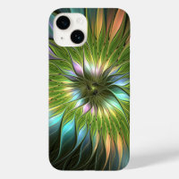 Art Fractal Fleur Imaginaire Coloré Lumineux