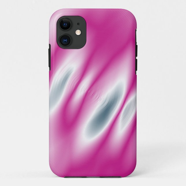 Coques Case-Mate iPhone Art graphique de peinture rose (Dos)