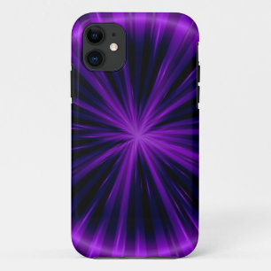 Coque Case-Mate iPhone Art Graphique Lumière Violet Star