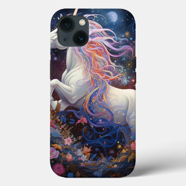 Coques Case-Mate iPhone Art Imaginaire de Cheval Blanc Magique (Verso)