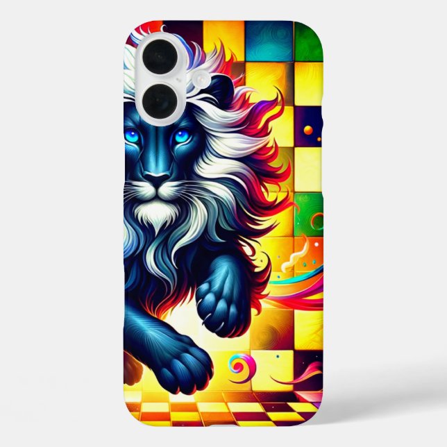 Coques Case-Mate iPhone Art Lion (Verso)