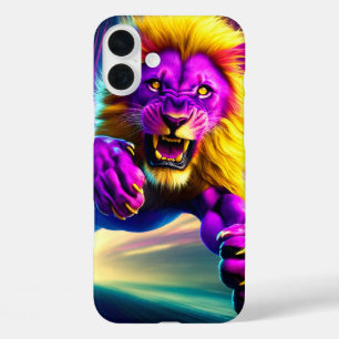 Coque Pour iPhone 16 Plus Art Lion