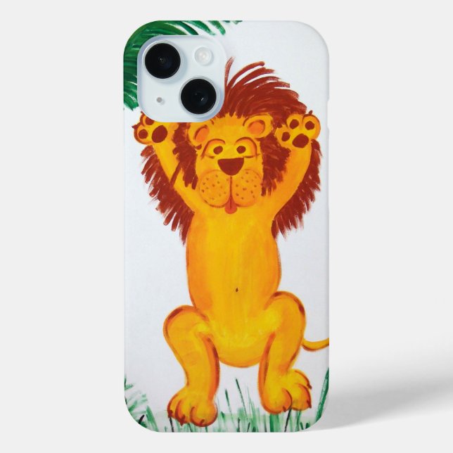 Coques Case-Mate iPhone Art Lion Child (Verso)