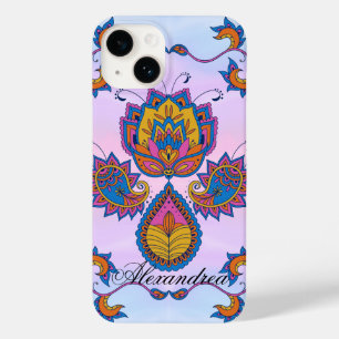 Coque Case-Mate iPhone Art Mehndi Floral, Bliss Bleus