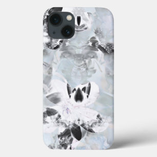 iPhone 13 Coque Art moderne abstrait noir et blanc