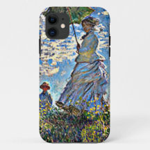 Art Monet Lady avec parapluie