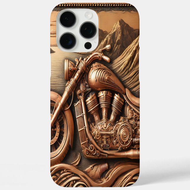 Coques Case-Mate iPhone Art moto en cuir pittoresque (Verso)