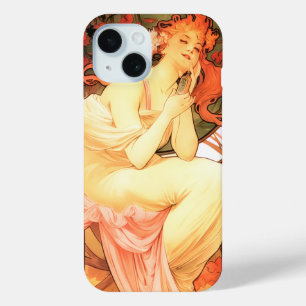 Coque Case-Mate iPhone Art nouveau alphonse mucha femme floral parfum