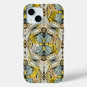 Coque Pour iPhone 15 Art Nouveau Design #4 @ VictoriaShaylee
