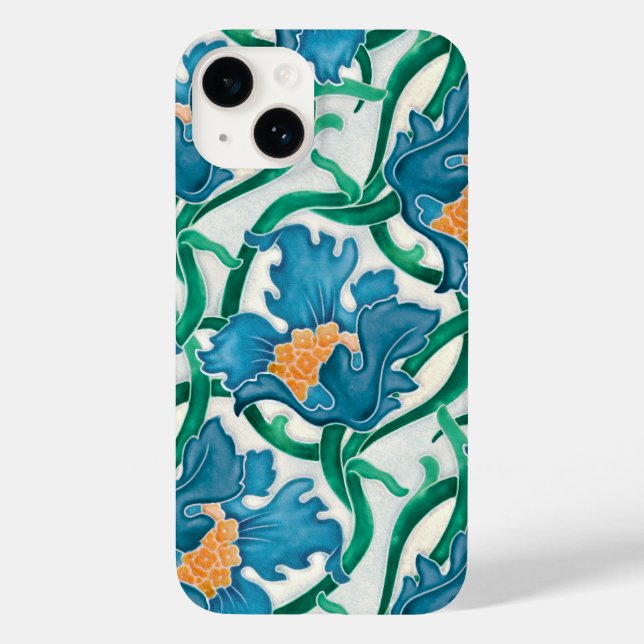 Coques Case-Mate iPhone Art Nouveau Floral Majolica Motif (Verso)