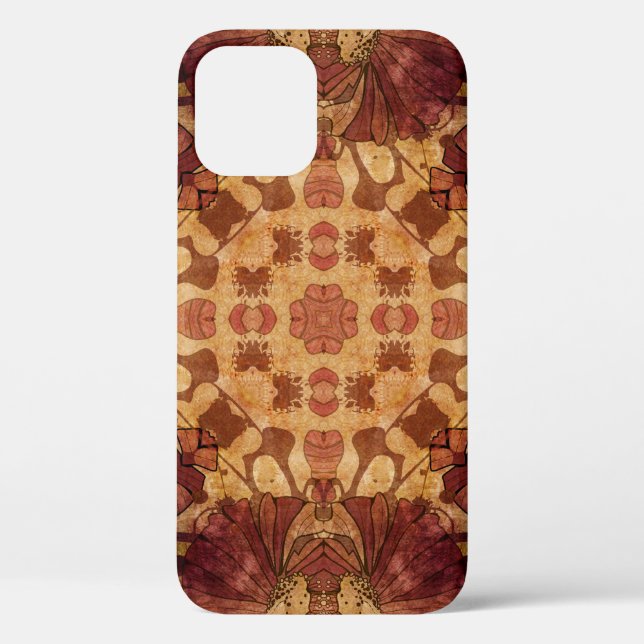 Coques Case-Mate iPhone Art nouveau géométrique, motif décoratif. (Verso)