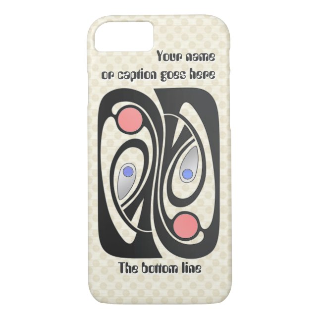 Coques Case-Mate iPhone Art Nouveau Mi-Siècle MashUp (Personnalisé) (Dos)