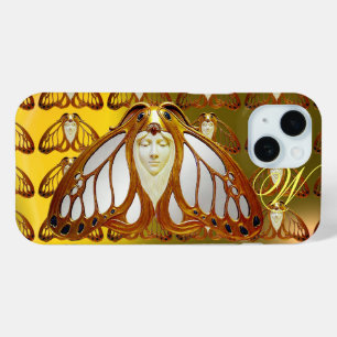 COQUE Case-Mate iPhone ART NOUVEAU MOTH FEMME GEM MONOGRAS