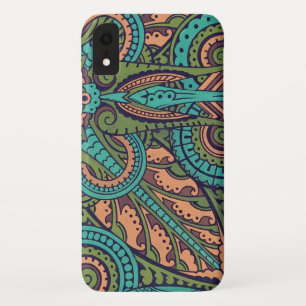 Case-Mate iPhone Case Art nouveau Pêche abstraite turquoise christopher