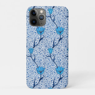 Coque Case-Mate iPhone Art Nouveau Tulip Damask, Cobalt Blue