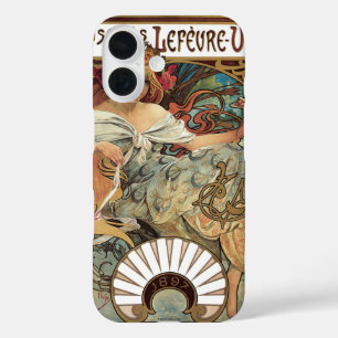 Coque Pour iPhone 16 Art Nouveau vintage, biscuits par Alphonse Mucha