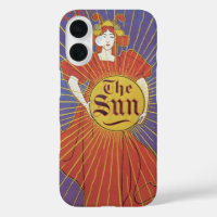 Art Nouveau vintage, New York Sun Newspaper