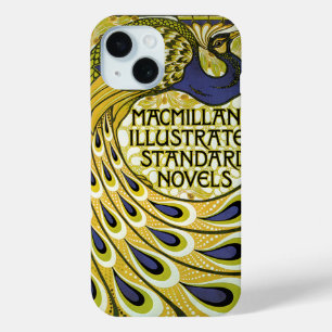 Coque Case-Mate iPhone Art nouveau vintage, plume de paon de Macmillan