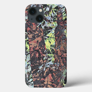 Etui iPhone 13 Art numérique d'un motif floral de fleurs avec un