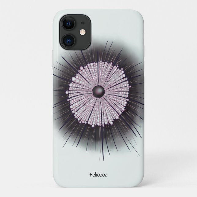 Coques Case-Mate iPhone Art numérique Geek de microbiologie Heliozoa (Dos)