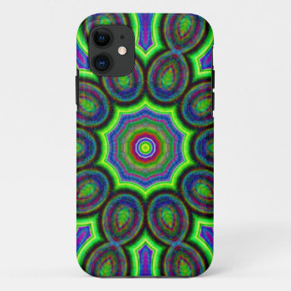 Coque iPhone 11 Art numérique Kaleidoscope Motif 6