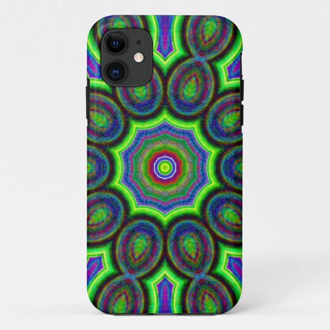Coques Case-Mate iPhone Art numérique Kaleidoscope Motif 6 (Dos)
