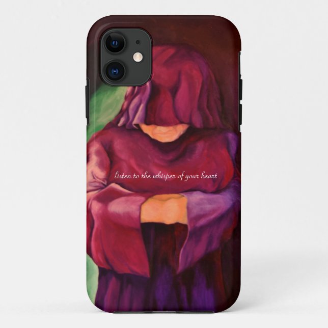 Coques Case-Mate iPhone Art original - En silence, je me tiens debout (Dos)