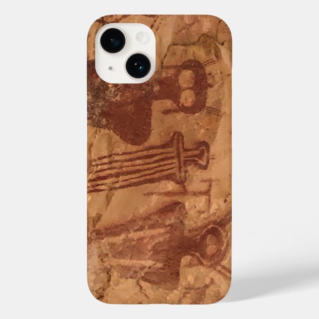 Coques Case-Mate iPhone Art Petroglyph Rock (Verso)