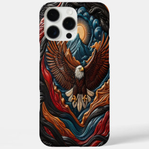 Coque iPhone 16 Pro Max Art Pittoresque Majestic Eagle