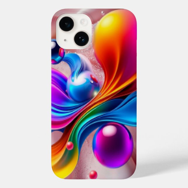 Coques Case-Mate iPhone Art plein de couleurs  (Verso)