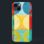 Coque Case-Mate iPhone Art Pop brillant avec cercles et Carré<br><div class="desc">Fluorescent n'est plus seulement pour les lumières comme le prouve cette oeuvre d'art pop merveilleusement brillante. Cette impression est un mélange de grilles carrés avec des cercles colorés à l'intérieur. Si vous aimez l'art abstrait,  vous adorerez cette impression !</div>