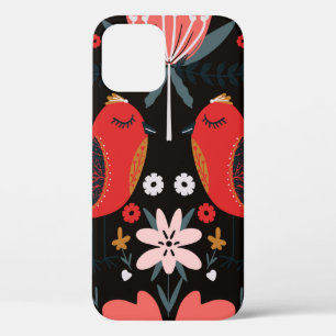 Case-Mate iPhone Case art populaire scandinave coloré motif avec flore