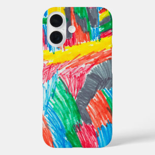 Coque Pour iPhone 16 Art pour enfants garde art ou photo