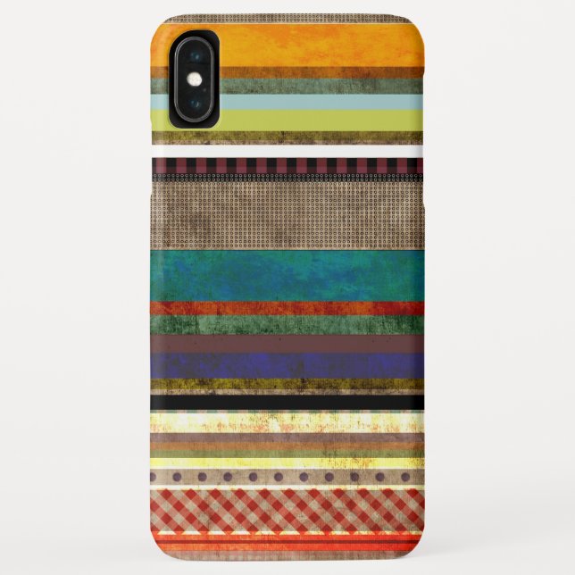 Coques Case-Mate iPhone Art rayé grungy X (Dos)