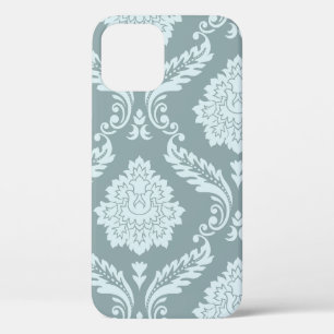 Case-Mate iPhone Case Art Rococo Damassé I Bleu Canard+Turquoise