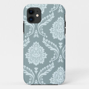 Case-Mate iPhone Case Art Rococo Damassé I Bleu Canard + Turquoise