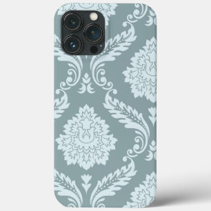 Case-Mate iPhone Case Art Rococo Damassé I Bleu Canard+Turquoise