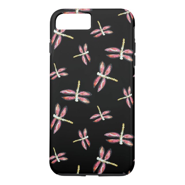 Coques Case-Mate iPhone Art rose de danse de libellule (Dos)