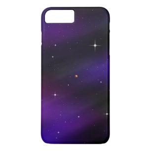 Coque Case-Mate Pour iPhone Art Spacescape cool noir et violet