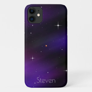 Case-Mate iPhone Case Art Spacescape noir et violet personnalisé