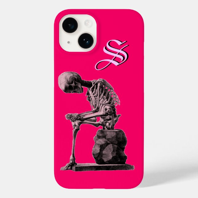 Coques Case-Mate iPhone Art squelettique vintage (Verso)