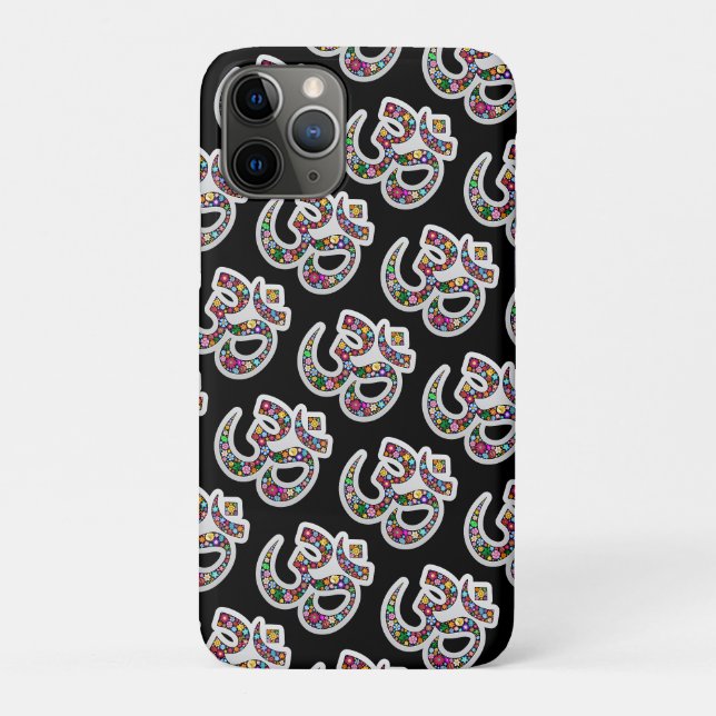 Coques Case-Mate iPhone Art symbolique floral Namaste (Dos)