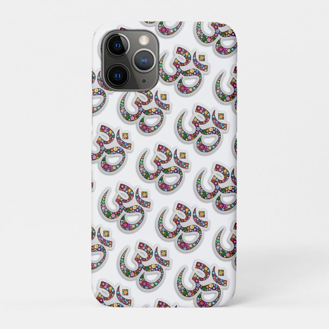 Coques Case-Mate iPhone Art symbolique floral Namaste (Dos)