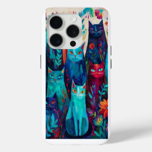 Coque Case-Mate iPhone Art vintage de Van Gogh – Chats abstraits parmi le