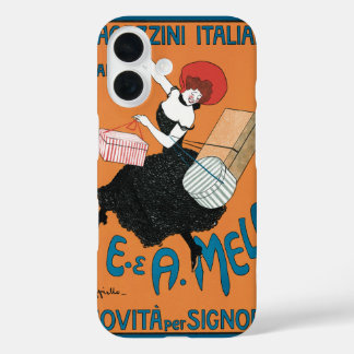 Coque Pour iPhone 16 Art vintage Nouveau Magazzini Italiani par Capiell