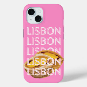 Coque Case-Mate iPhone Art Voyage Lisbonne, Art Voyage Été, Rose